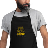Find Me On Grindr Embroidered Apron
